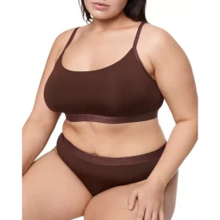 Budget 😉 Calvin Klein Form To Body Unlined Bralette Umber 🔥 -Outlet Calvin Klein Store unnamed file 869