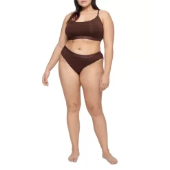 Budget 😉 Calvin Klein Form To Body Unlined Bralette Umber 🔥 -Outlet Calvin Klein Store unnamed file 870