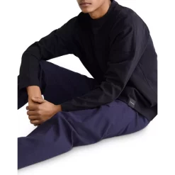 Best Sale 👍 Calvin Klein Standards Compact Cotton Solid Long Sleeve Tee Brilliant ⭐ -Outlet Calvin Klein Store unnamed file 913