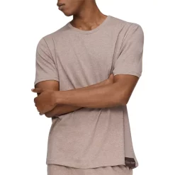 Hot Sale โ Calvin Klein Cotton Blend Solid Sleep Tee Umber Heather ๐งจ