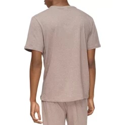 Hot Sale ⌛ Calvin Klein Cotton Blend Solid Sleep Tee Umber Heather 🧨 -Outlet Calvin Klein Store unnamed file 928