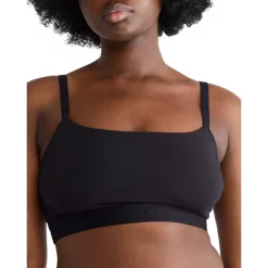 Cheapest ❤️ Calvin Klein Standards Unlined Bralette Black 🎉