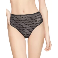 Coupon 🔥 Calvin Klein I Love You High Leg Tanga Black ⌛