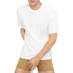 Discount 🥰 Calvin Klein Standards Cotton Solid Tees, Pack Of 3 White 🧨 -Outlet Calvin Klein Store unnamed file 956