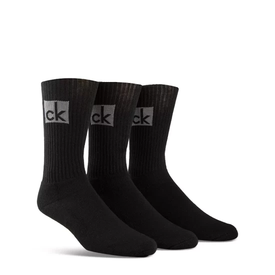 Deals 🔔 Calvin Klein Cushioned Athleasure 🧦 Socks - Pack Of 3 Black 🎉 2 Deals 🔔 Calvin Klein Cushioned Athleasure 🧦 Socks - Pack Of 3 Black 🎉 - Image 2